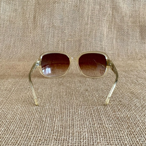 CHLOE Magnolia Gradient Sunglasses Soft Square Frames Brown Gradient Lenses - Picture 3 of 14